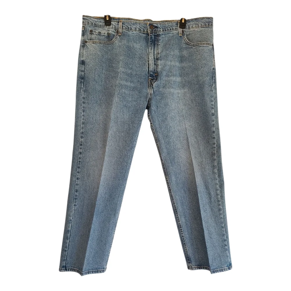 Men's 505 Levi's Size 44X30 Light Blue Straight Jeans